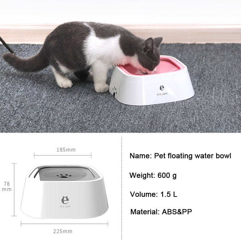 Pet Dog  Bowl Floating Bowl - Prevents spillages