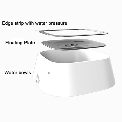 Pet Dog  Bowl Floating Bowl - Prevents spillages