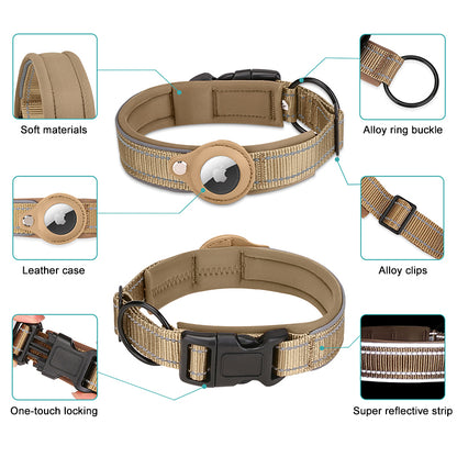 Anti-Lost Pet Dog Collar For The Apple Airtag Protective Tracker WaterProof For Pet Dog Cat Dog Anti Lost Positioning Collar