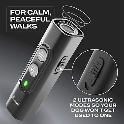 Ultrasonic Pet Dog Repeller Anti Barking Stop Bark Training  With USB Rechargeable