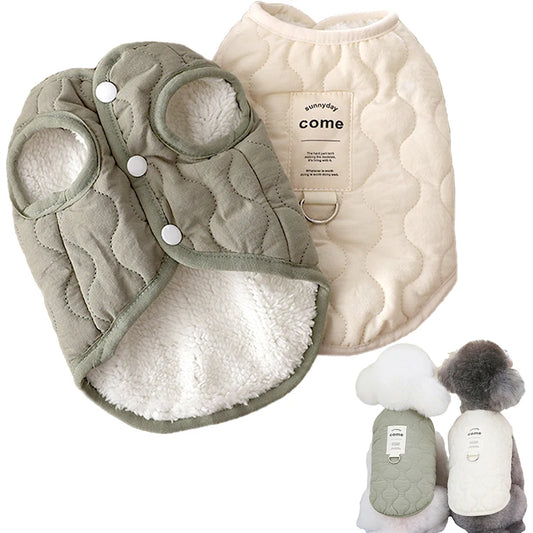 Pet Dog Vest Jacket Warm Cotton